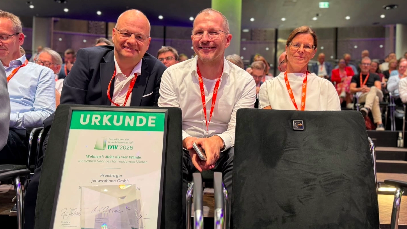 jenawohnen bekommt den DW Zukunftspreis 2026 für das Smarte Quartier