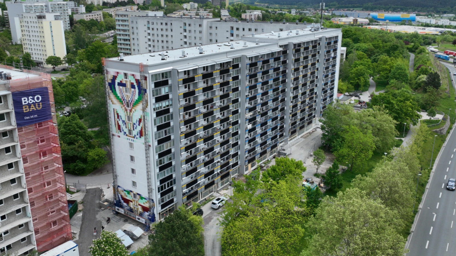 Ein Zwischenstand zur Fassadengestaltung in Lobeda