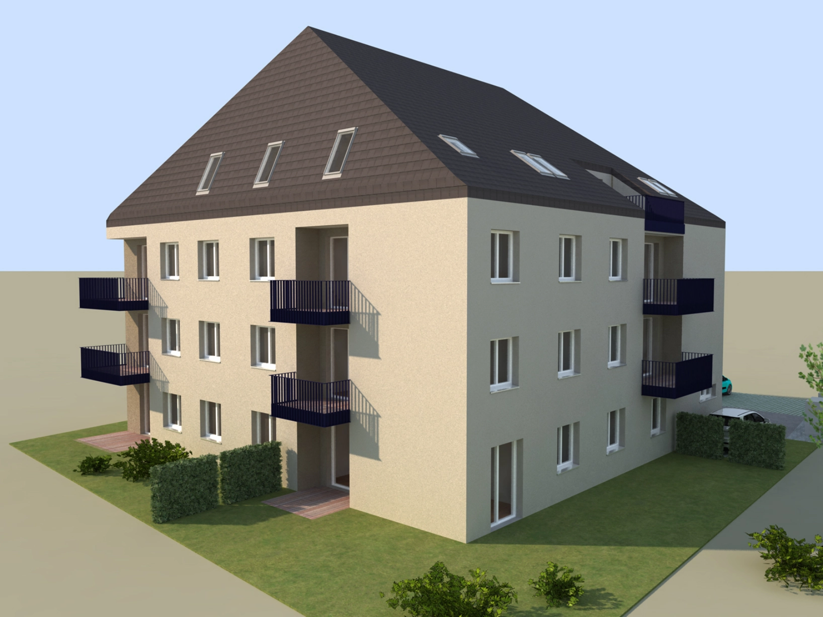 Modernes Wohnen in Hermsdorf - jenawohnen ©B3 Bauingenieurgesellschaft mbH, Jena