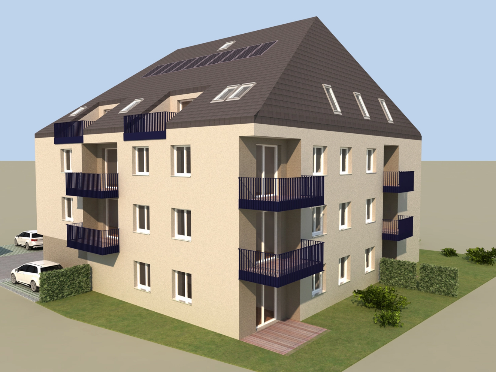 jenawohnen modernes Mietobjekt in Hermsdorf ©B3 Bauingenieurgesellschaft mbH, Jena