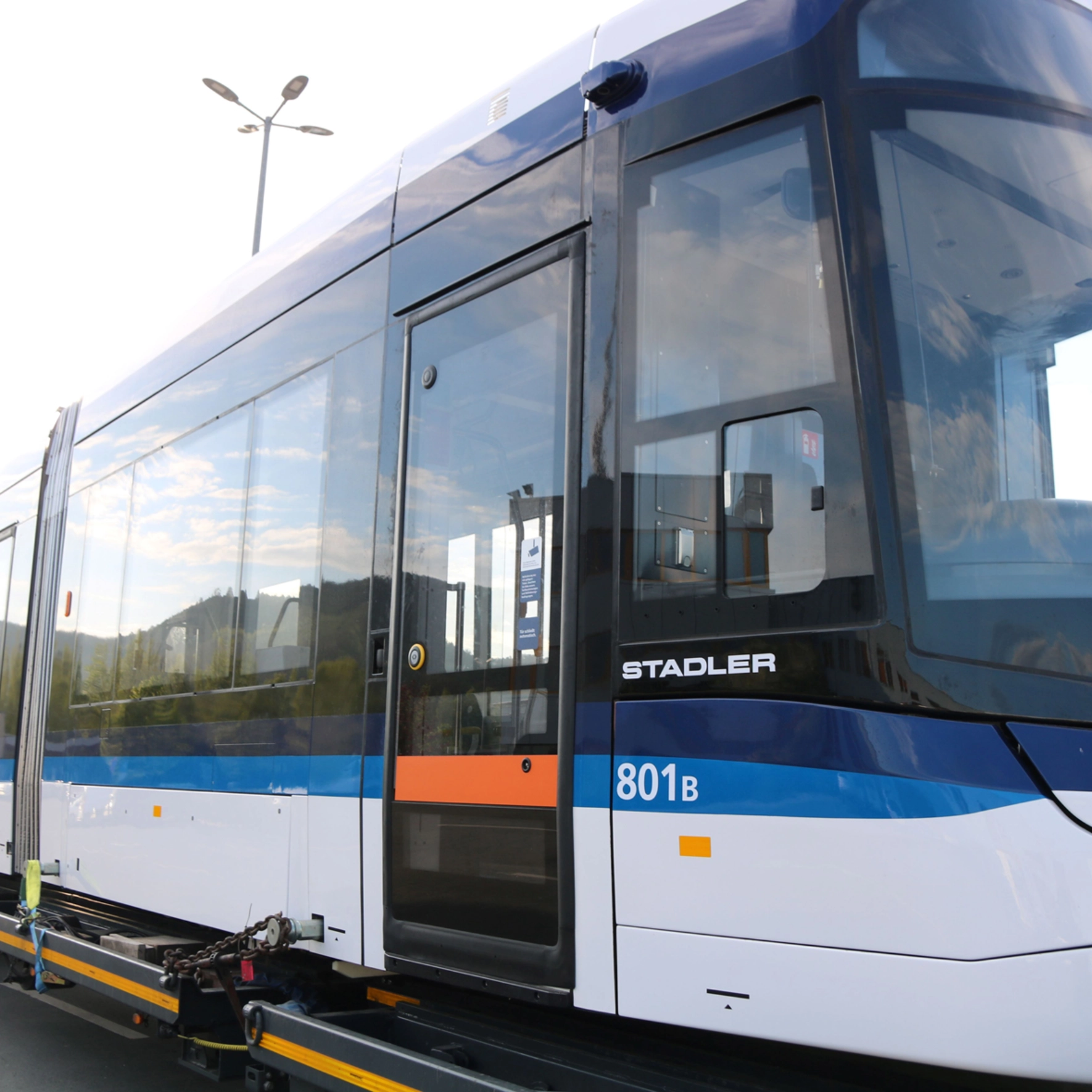 Mai 2023: Ankunft der Lichtbahn in Jena