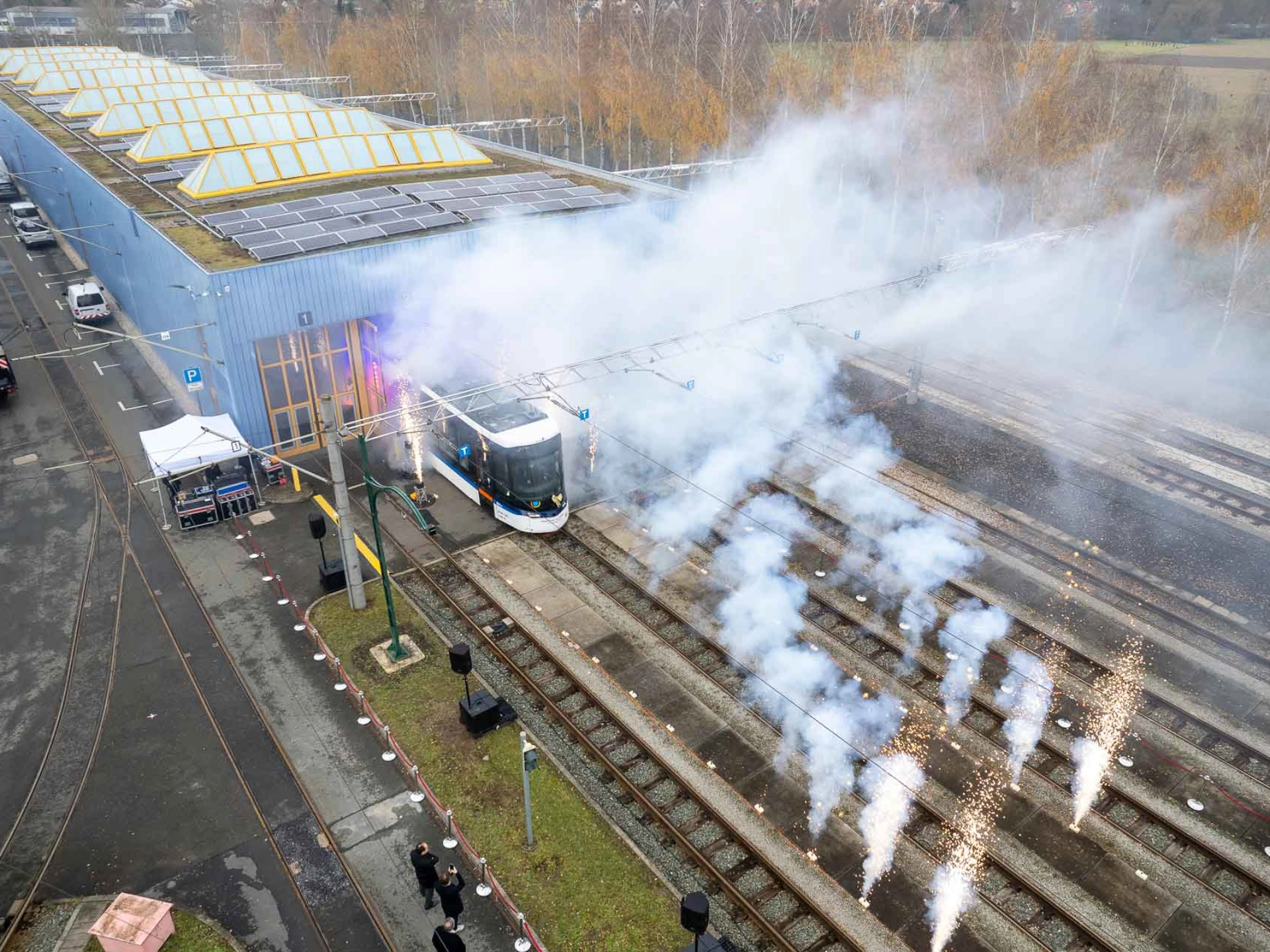 16. Dezember 2023: Jungfernfahrt der Lichtbahn