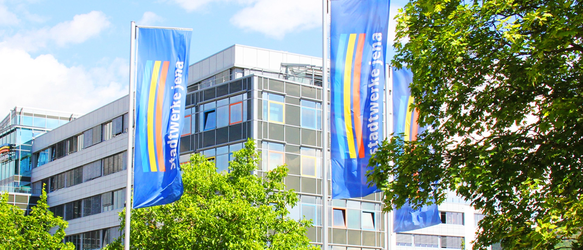 Das Geschäftsgebäude der Stadtwerke Jena 