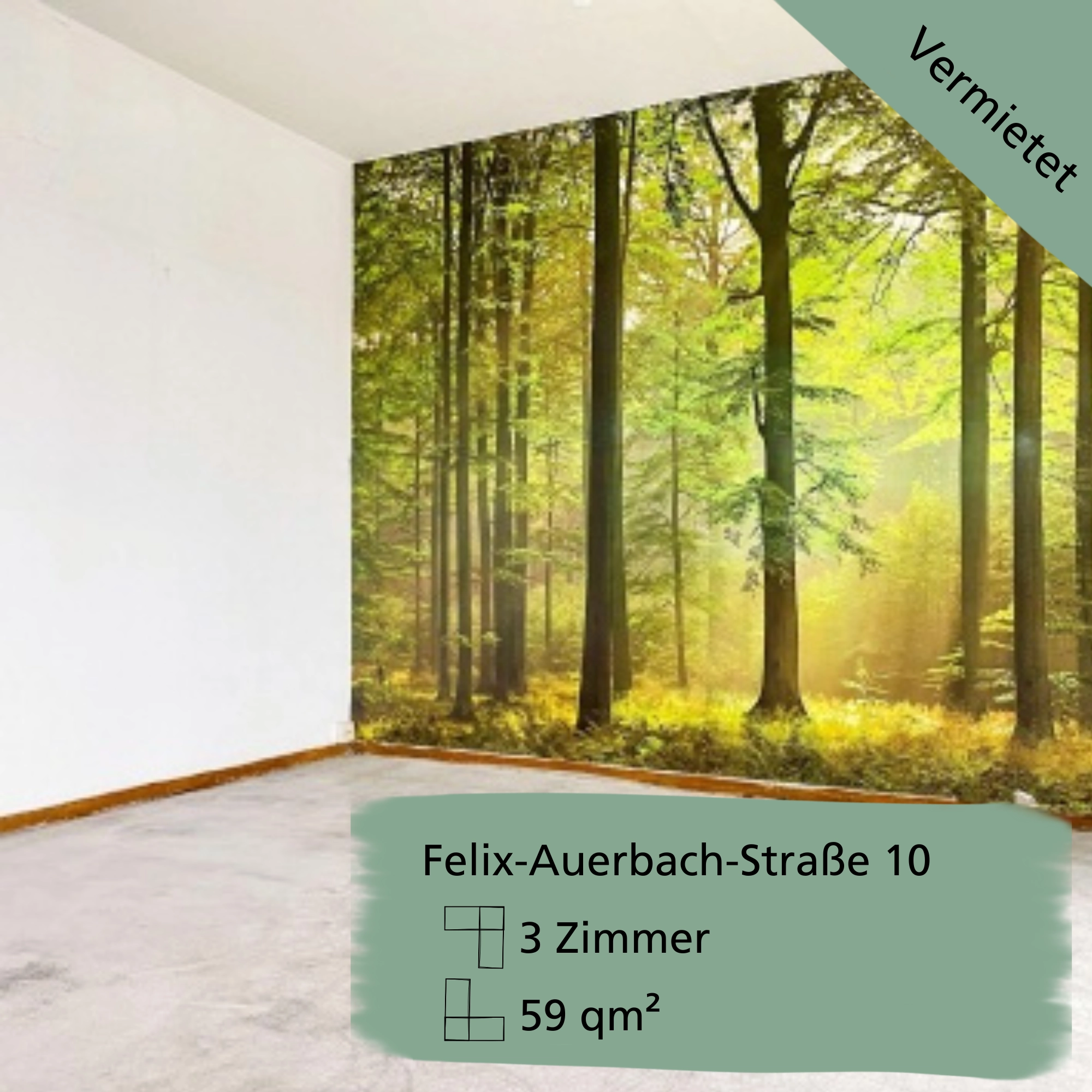 Projekt jenaFREEstyle – 3-Zimmer-Wohnung in Jena | 59 m² | Vermietet