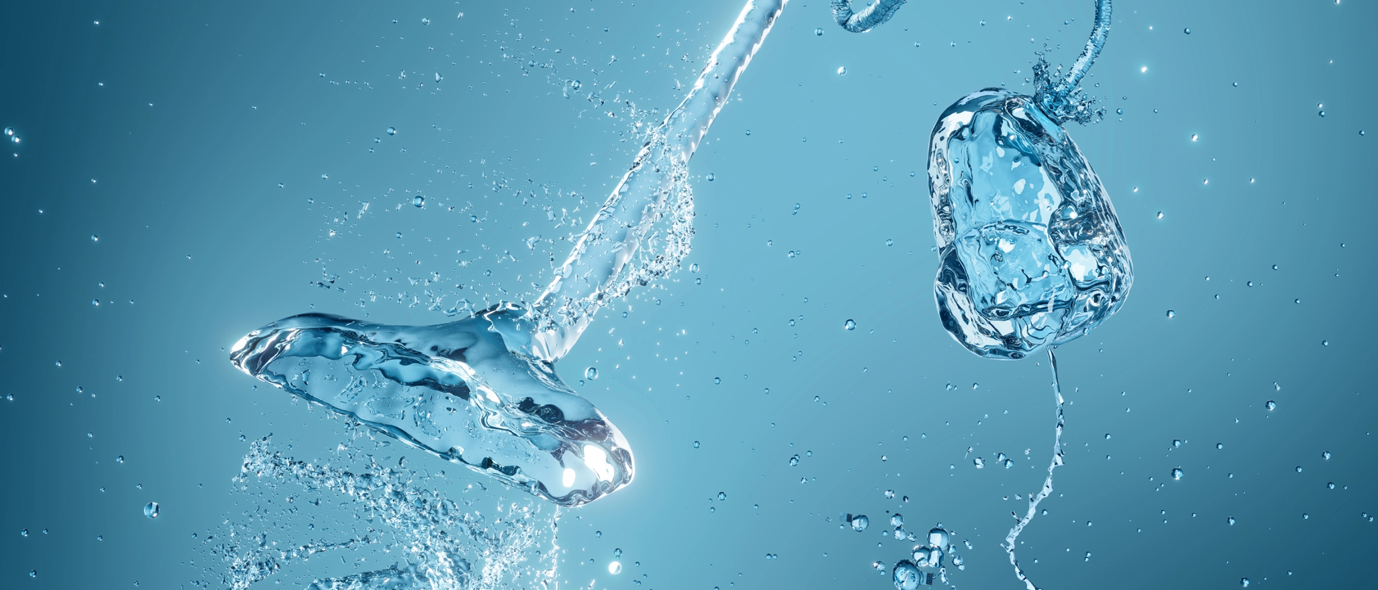Staubsauger geformt durch Wasser