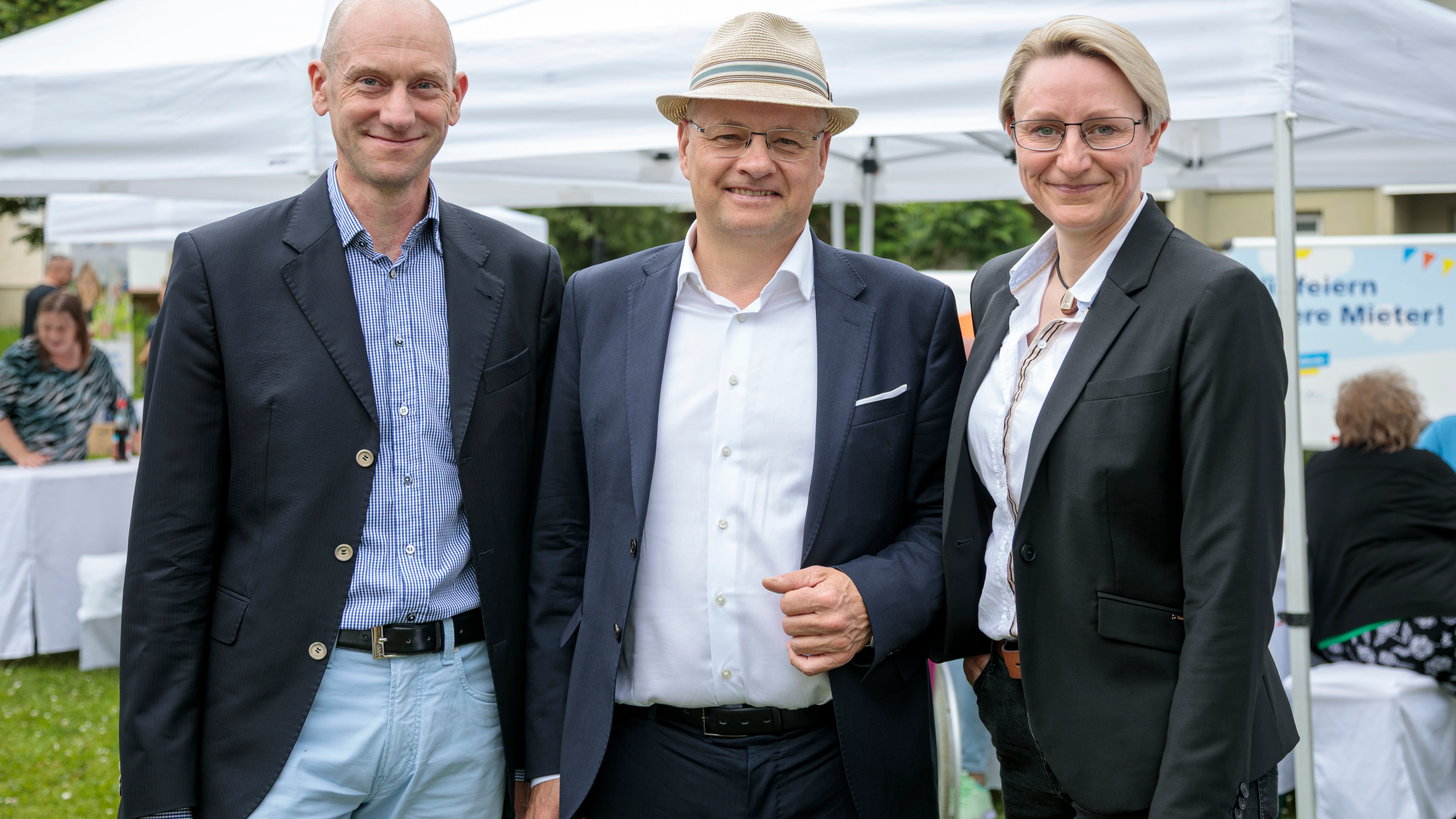 Geschäftsführer & Beirat Mieterfest 20 Jahre Blankenhain 