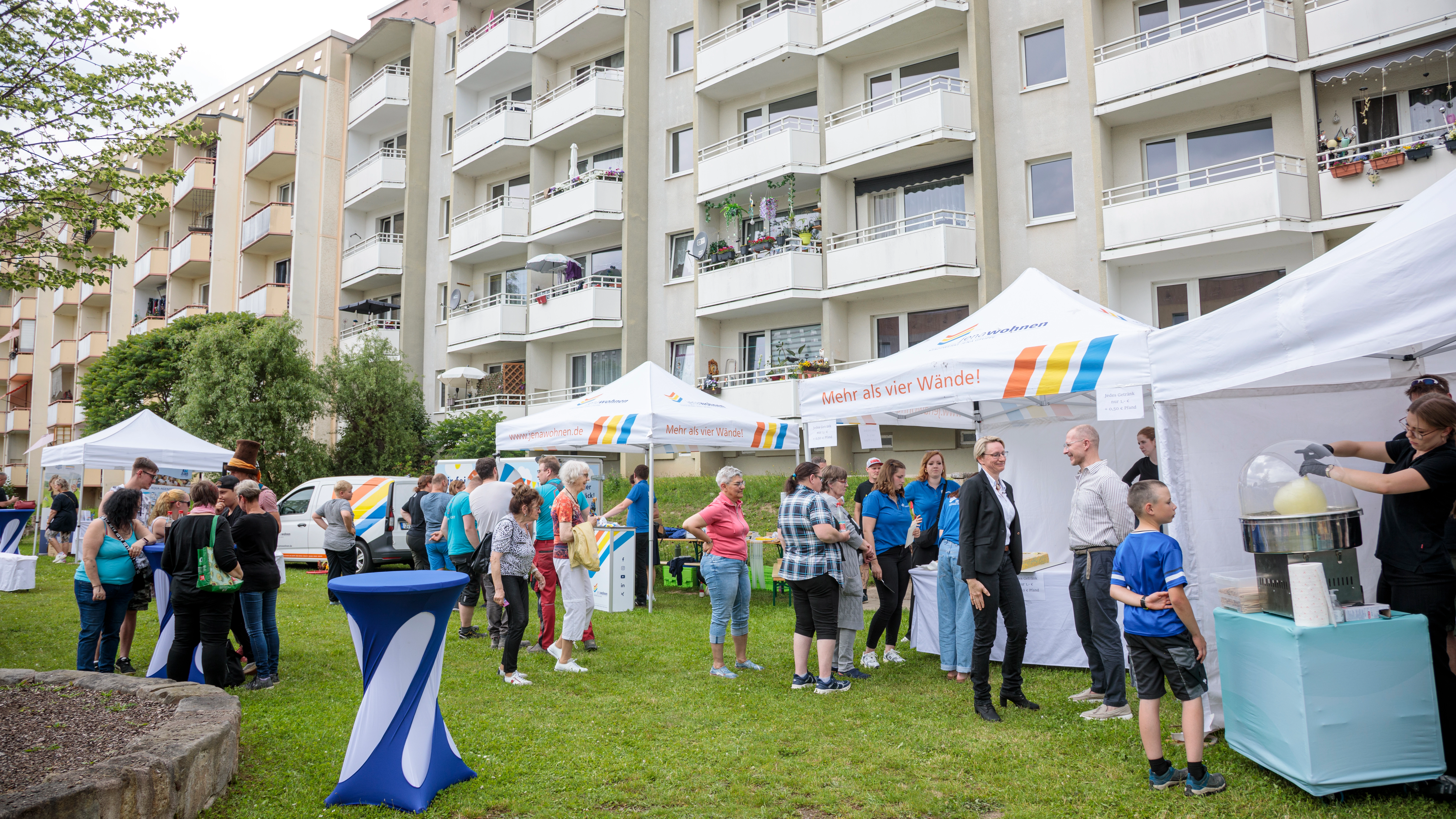 Besucher Mieterfest 20 Jahre Blankenhain 