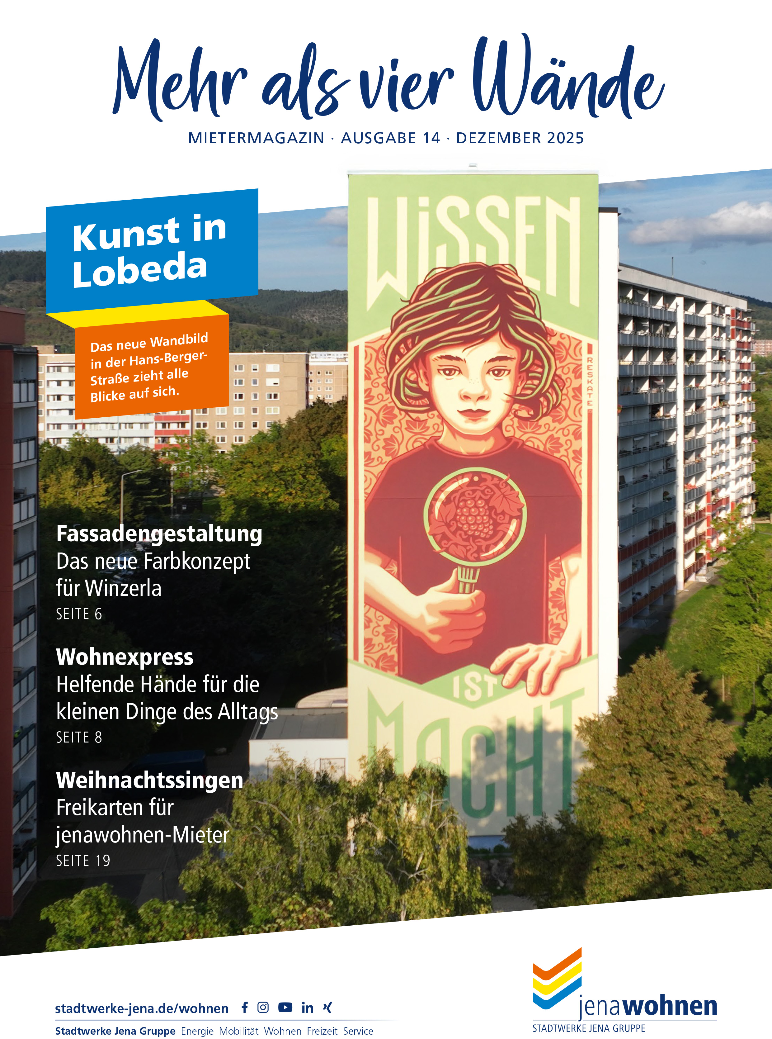 Das Cover des Mietermagazins - Ausgabe 14