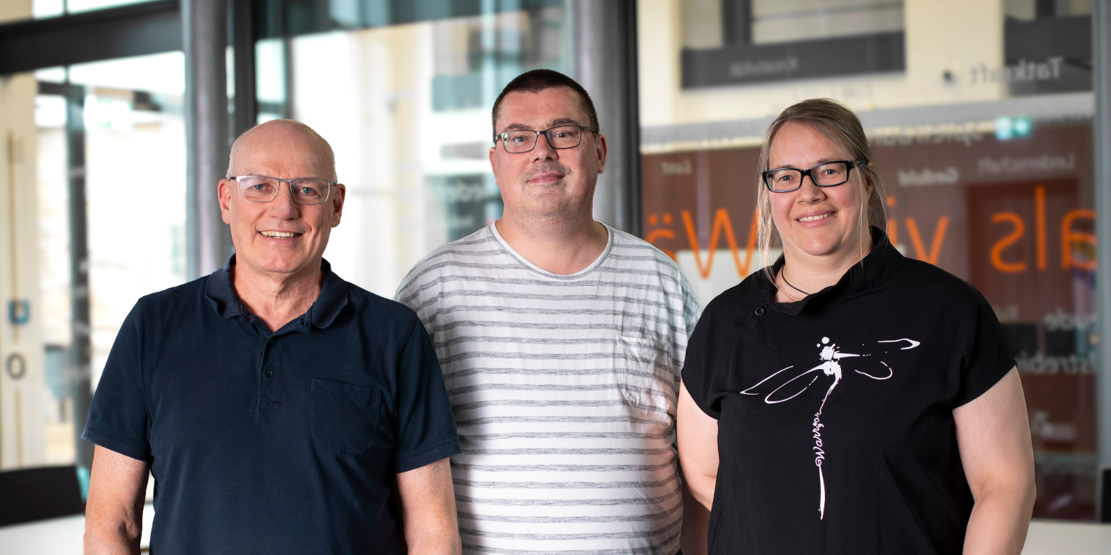 Mietervertreter von jenawohnen v.l.n.r. Ludwig Blankenhahn, Frank Michael Helfrich und Yvonne Kasch