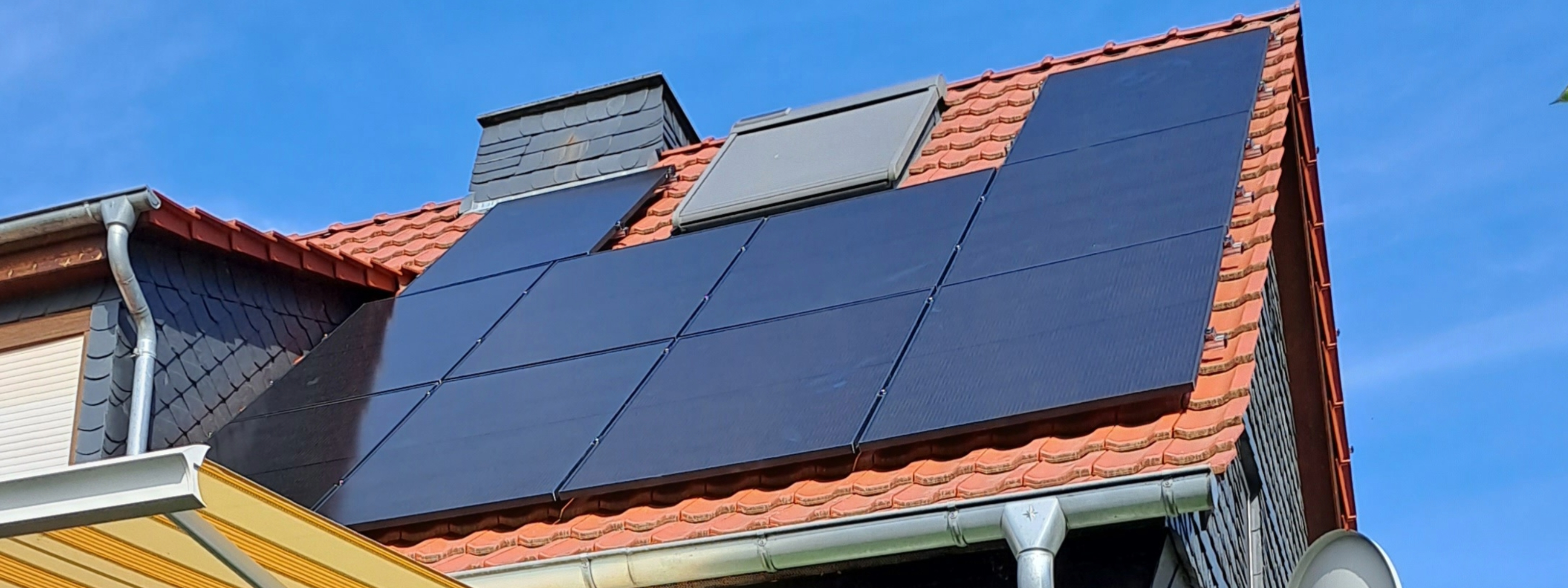 Die Solaranlage von Andreas hat eine Leistung von 8,5KWpeak